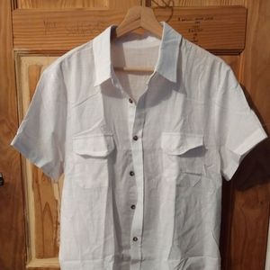 Men's short sleeve button down shirt